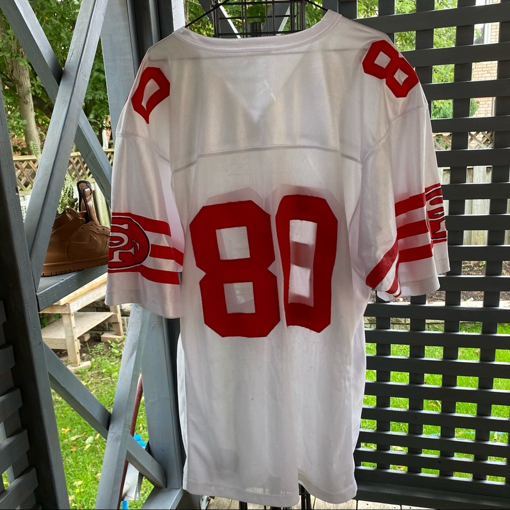 Vintage 90s San Francisco 49ers Jerry Rice NFL football jersey by Ravens